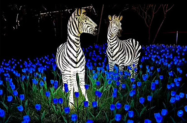 led發光郁金香花燈