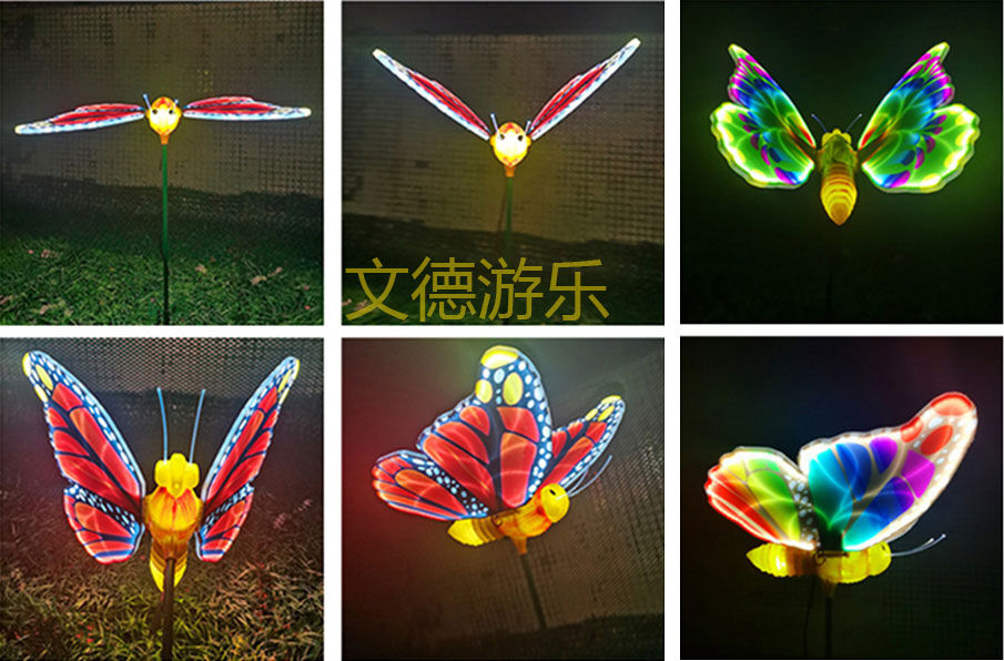 LED動態仿真蝴蝶蜜蜂景觀細節圖二