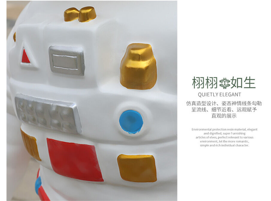 仿真宇航員玻璃鋼雕塑細節圖二