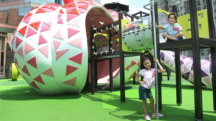 社區新型果蔬游樂設備實物圖