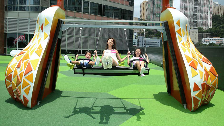 社區新型果蔬游樂設備-秋千