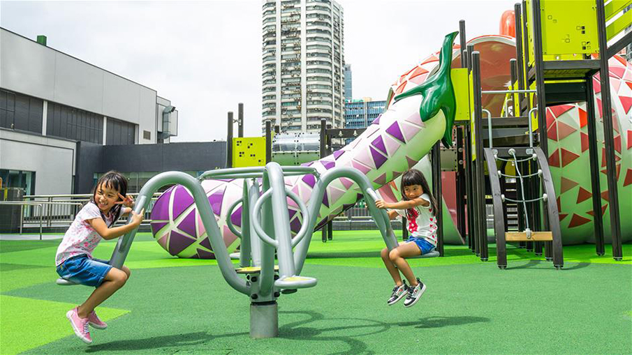 社區新型果蔬游樂設備局部展示