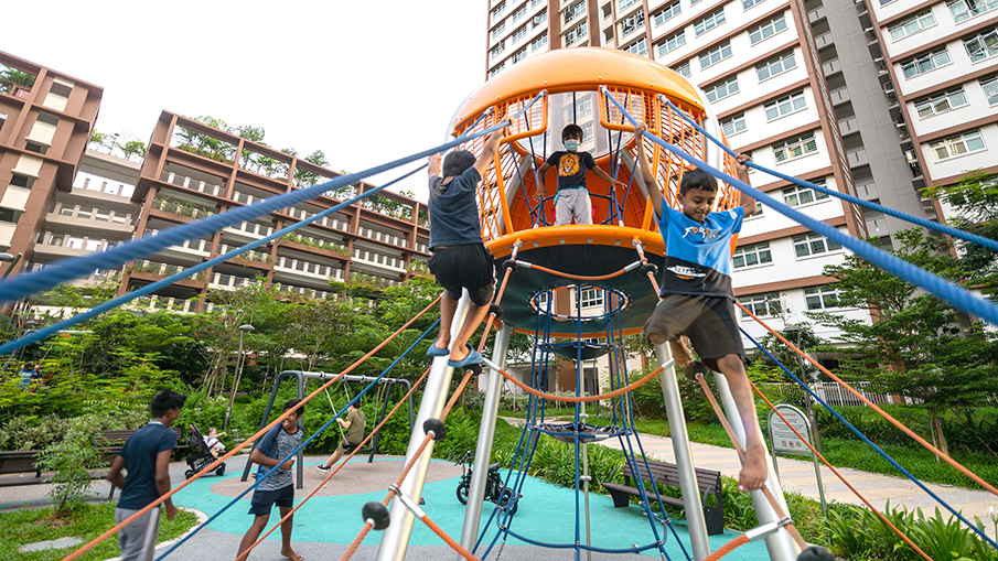 新型地產兒童區設計整體效果