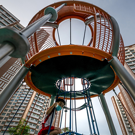 新型地產兒童區設計現場圖