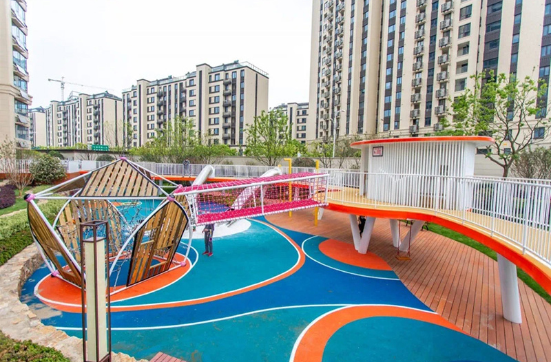 社區(qū)七彩長廊規(guī)劃設(shè)計現(xiàn)場圖