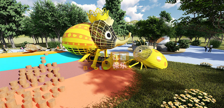 室外游樂場新型游樂設備-昆蟲型