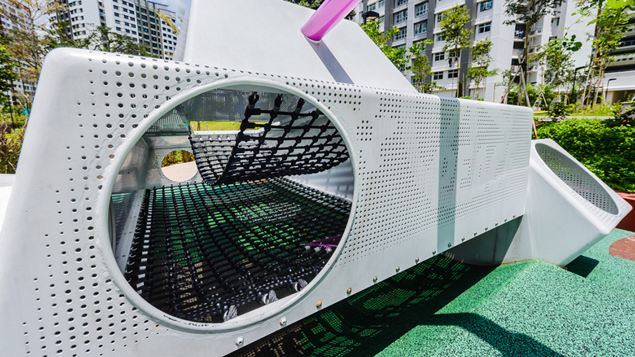 小區新型游樂設備細節圖