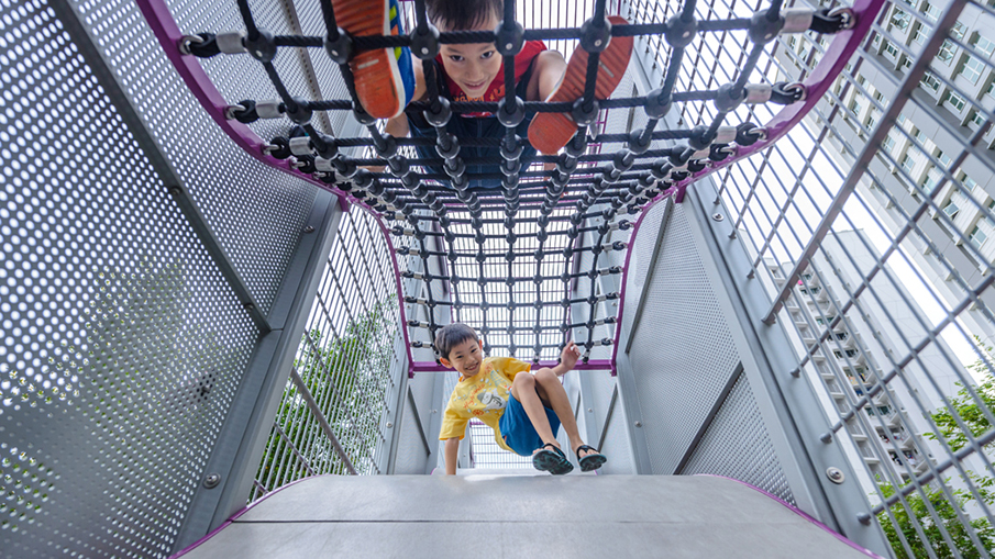 小區新型游樂設備-攀爬