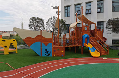 幼兒園木質海盜船組合
