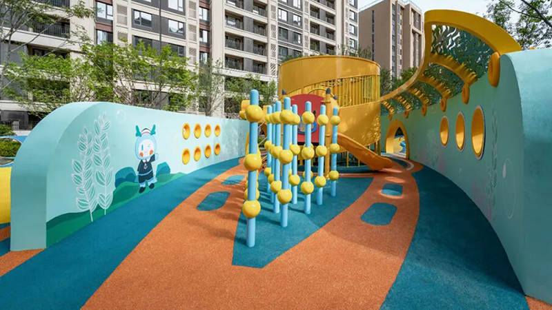海底世界主題兒童樂園主體建筑的內部構造