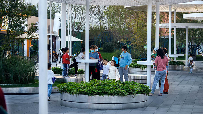 老小區復合空間景觀圖