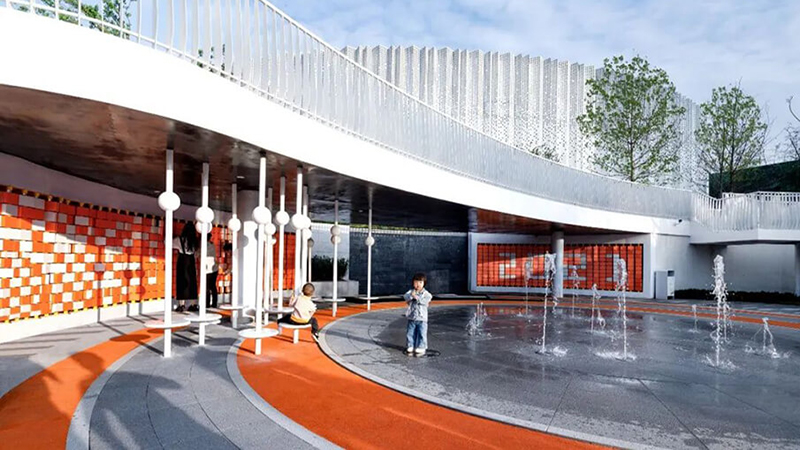 商場復合型下沉兒童樂園下沉部分