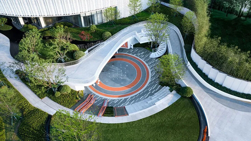 商場復合型下沉兒童樂園俯視圖