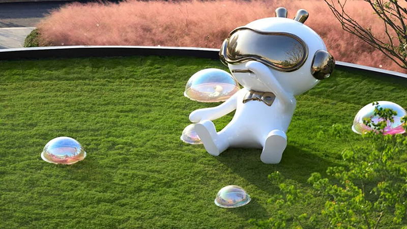 商場復合型下沉兒童樂園景觀雕塑